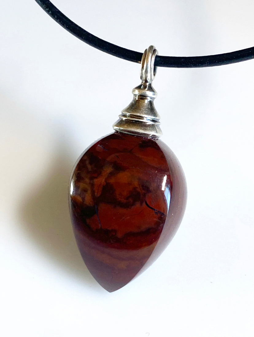 Heart of Jasper Pendulum Pendant