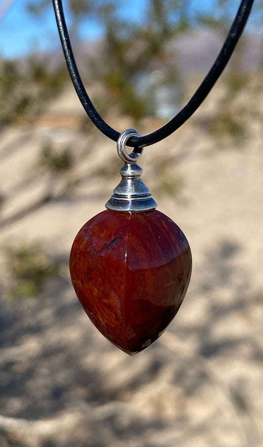 Heart of Jasper Pendulum Pendant
